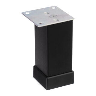 Picior aluminiu 40/40 Negru fusta