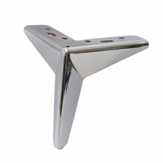 Picior drept H-130mm chrome