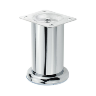 Picior D=50 Chrome fără reglare