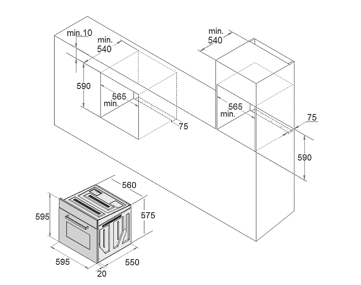 Cuptor electric Fabiano FBO 640 Champagne — изображение 4