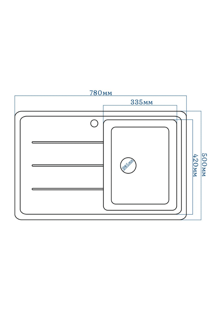 Chiuveta Onix 24 — изображение 3