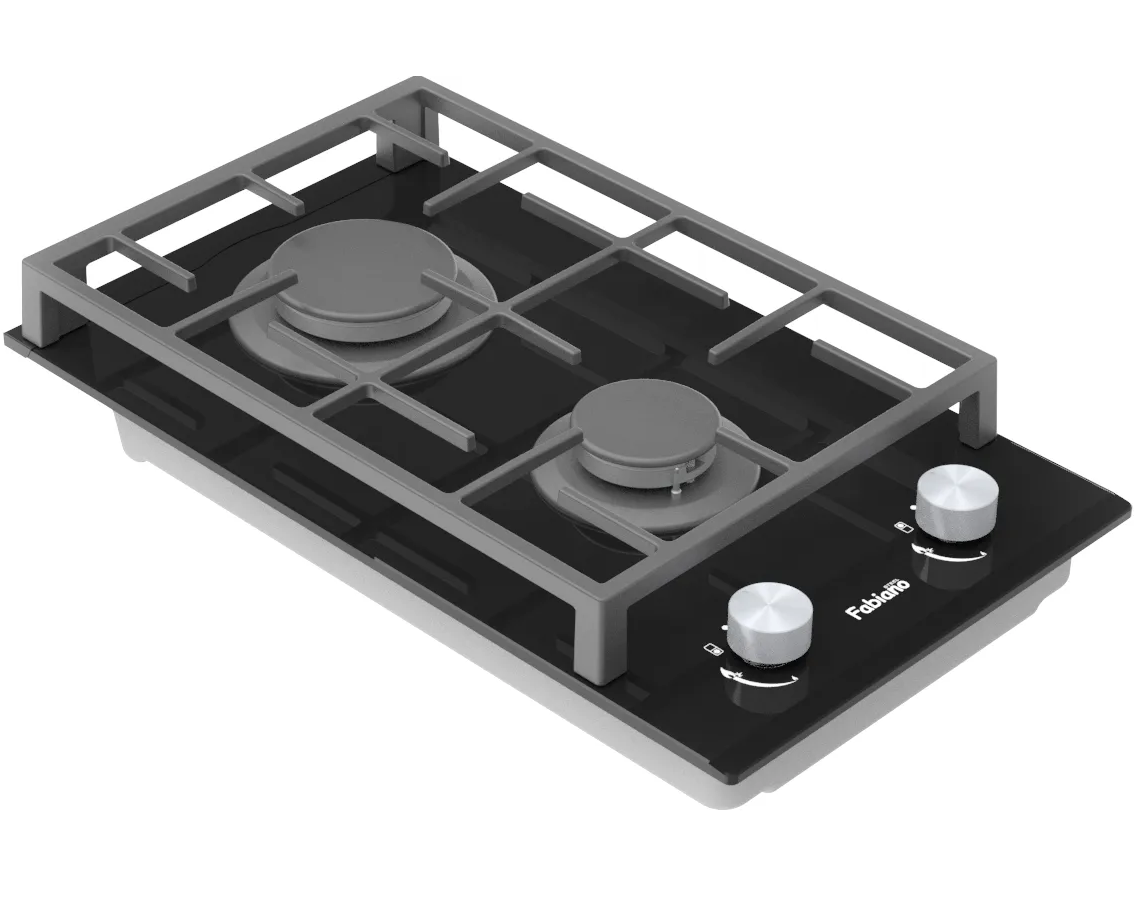 Aragaz Fabiano FHG 862 VGH Black Glass — изображение 2