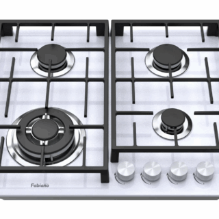 Aragaz Fabiano FHG 8244 VGHT White Glass