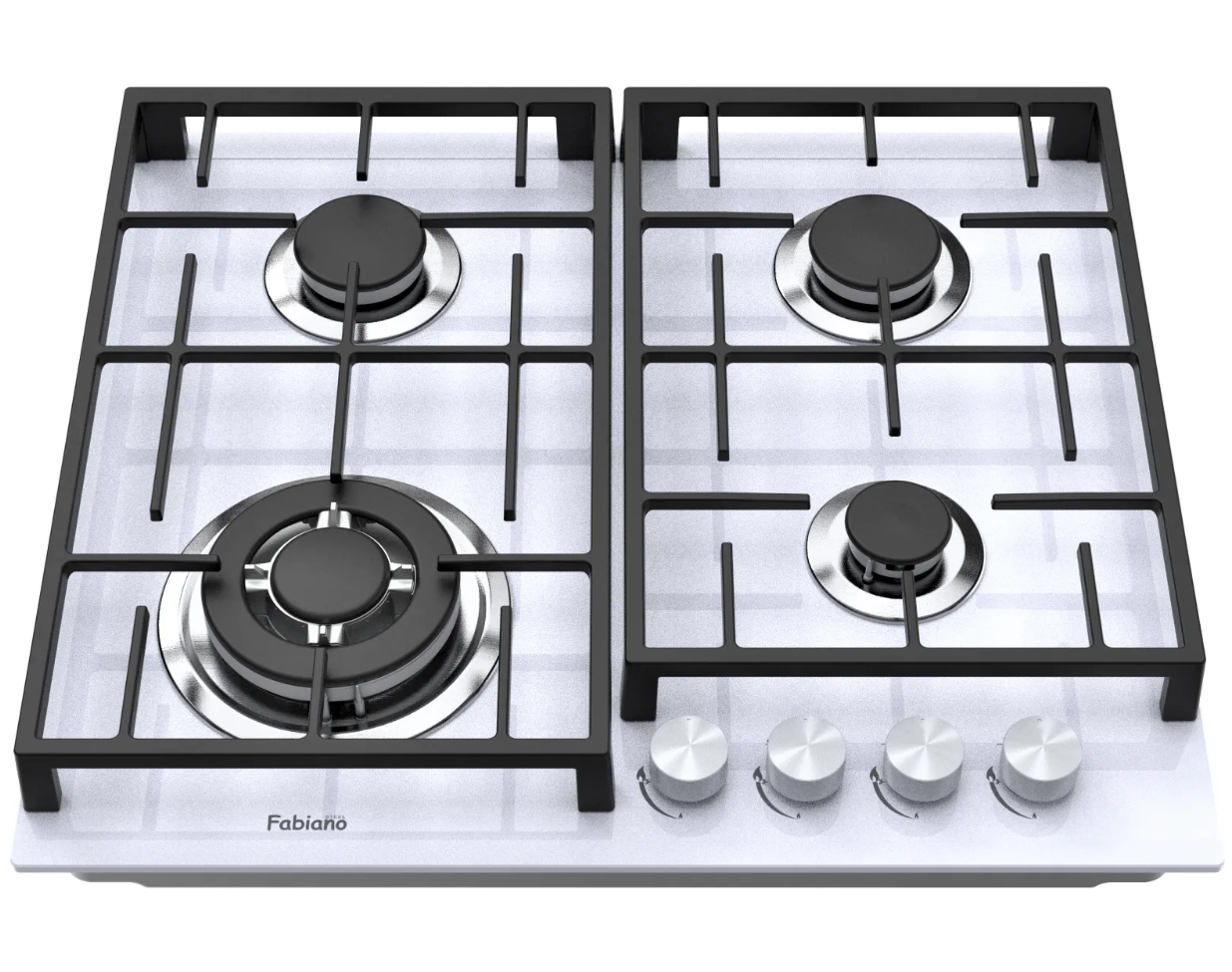 Aragaz Fabiano FHG 8244 VGHT White Glass