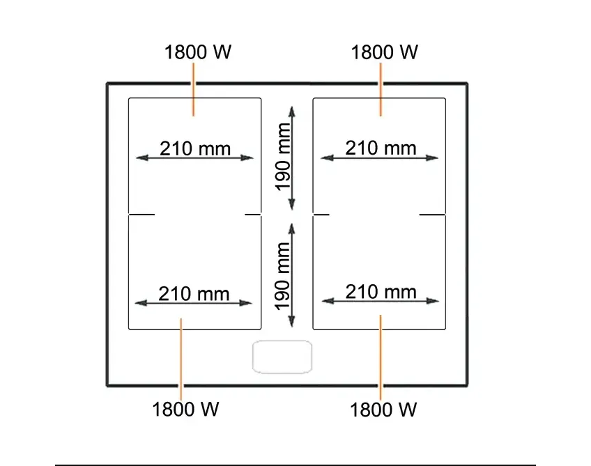Plita inductie FHBI 3201 Lux Titanium — изображение 3