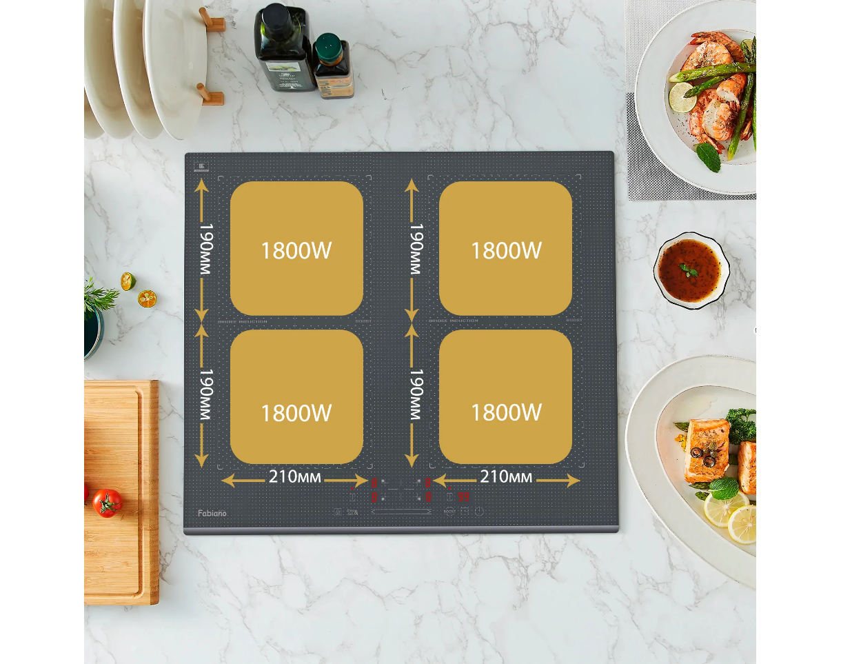 Plita inductie FHBI 3201 Lux Titanium — изображение 4